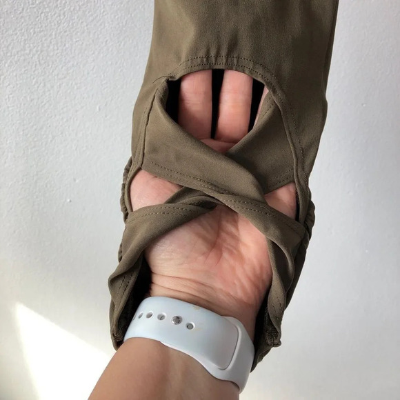 Free People Movement Olive Green Wave Rider Leggings Size XS - Picture 5 of 11